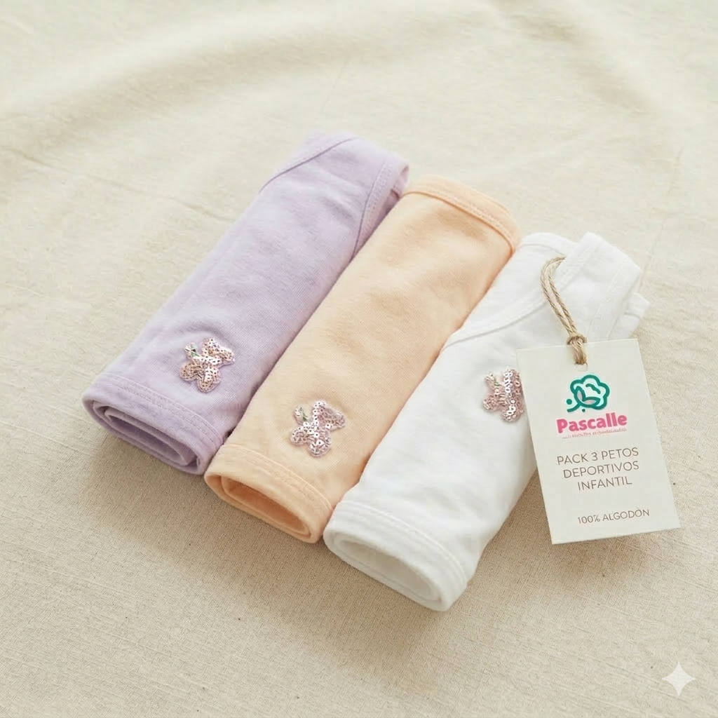 Pack 3 Petos Sport - Soft